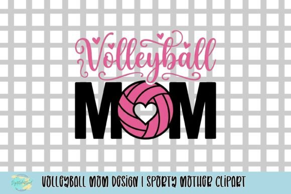 Download Volleyball Mom Design | Sporty Mother Clipart - Sporty Collection