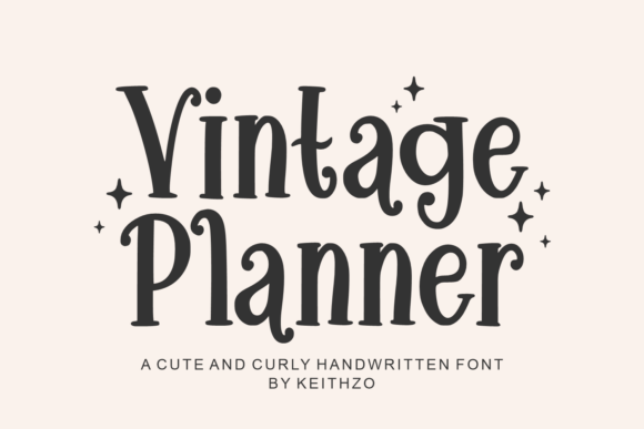 Download Vintage Planner - Premium Resources