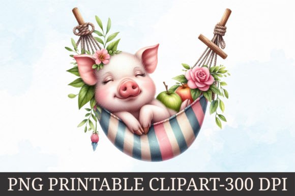 Download Adorable Animals in Hammock Clipart - Adorable animals Collection