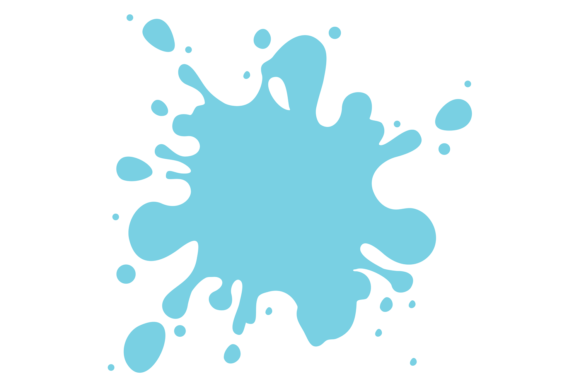 Download Water Splash. Blue Paint Blob. Liquid St - Water splash Collection