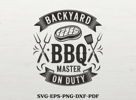 Download Backyard BBQ Master on Duty SVG - Backyard bbq Collection