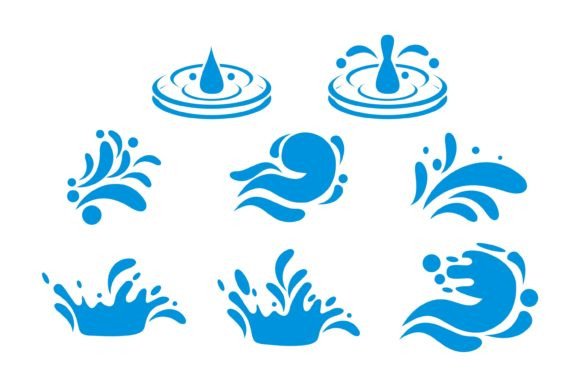 Download Water Splash Icon Set Vector - Water splash Collection